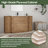 60'' Single Bathroom Vanity with Ceramic Top-382995277