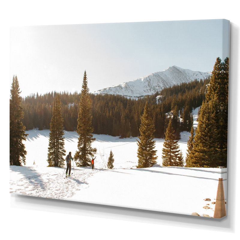 «Winter Alaskan Beauty I» sur toile, H 24 po x l 32 po x P 1 po, Toile tendue