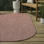 Tapis intérieur / extérieur rose clair Longe-698554603