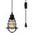 Zellner 1 - Light Satin Black Caged Pendant
