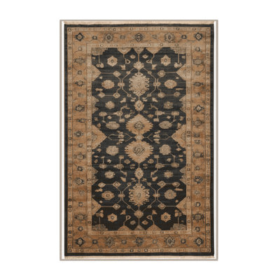 Tapis brun lavable à la machine
