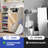  5-Tier Shoe Storage Cabinet with Doors and Open Shelves-1614208915