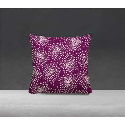 Bavaria Floral Outdoor Reversible Throw Pillow