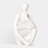 Modern Thinking Man Sculpture (Off White)-904025889