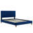 Modway Yasmine Channel Tufted Performance Velvet Platform Bed-146170687-146170682