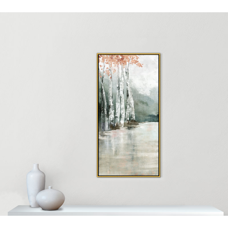 Impression Mystic Trunks II par Luna Mavis, H 49,5 po x l 25,5 po, Doré