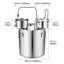 Alambic alcool, distillateur 13,2 gallons / 50 L avec baril, thermomètre à double échelle et pompe à eau, ensemble de brassage pour le whisky bricolage