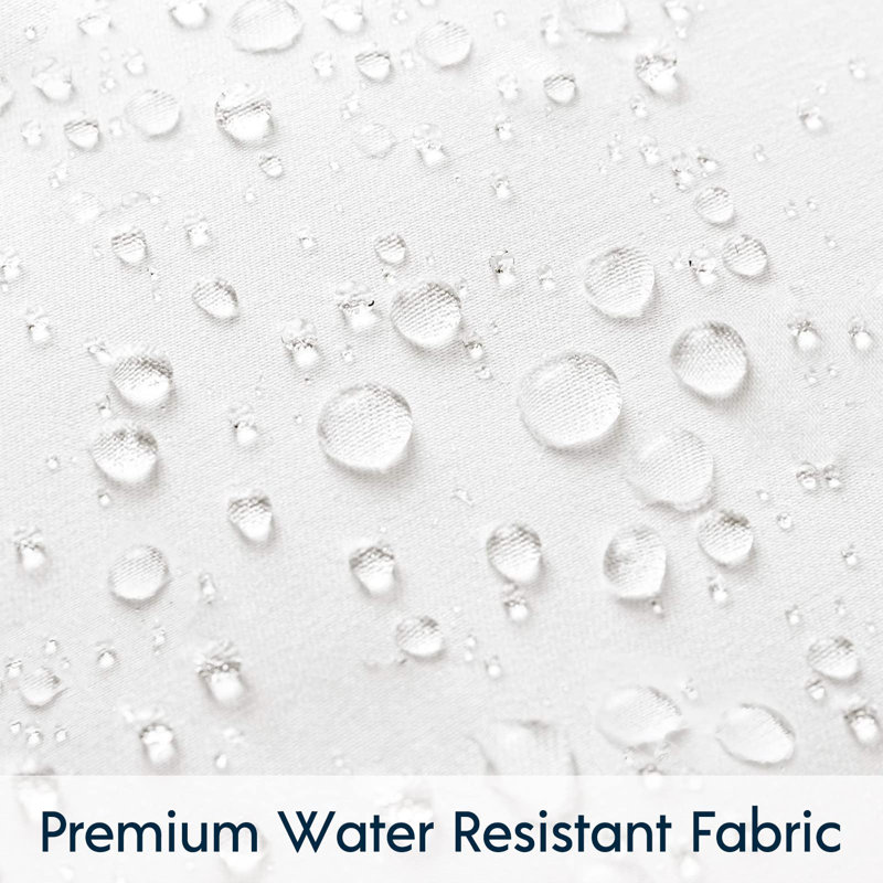 18'' White Hypoallergenic Water-Resistant Outdoor Pillow Inserts - Set of 4