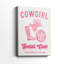 Club social Cowgirl - Cavas enveloppés de galerie-1698869995