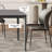 Matte modern dining table and chairs-102120419