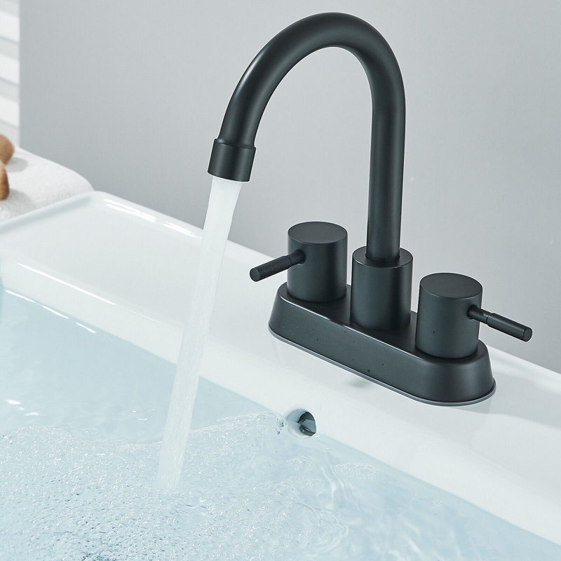 Robinet de salle de bain avec ensemble de drain Centreset