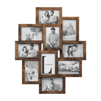 Collage Picture Frames, 4X6 Picture Frames Collage For Wall Decor, 10 Pack Photo Collage Frame For Gallery, Glass Front