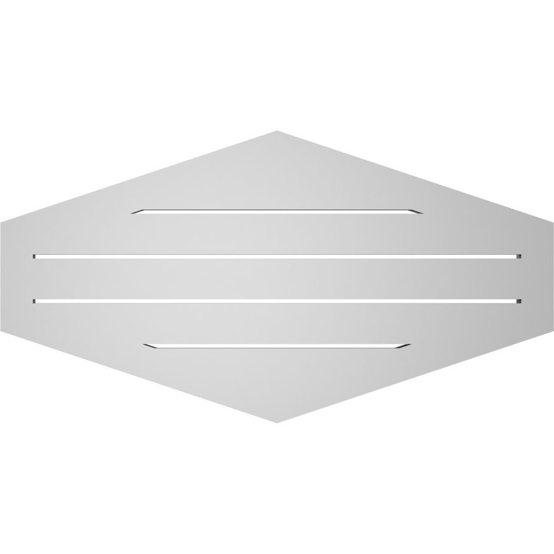 Pente verticale verticale en uréthane 4 pi, H 18 po x l 34 po x P 1,5 po