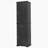 Tall Bathroom Storage Cabinet, Freestanding Storage Cabinet With Two Different Size Doors And Adjustable Shelf, Door Shelve Design, MDF Board With Painted Finish, Black