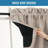 100% Blackout Curtain Valances for Kitchen Windows/Bathroom/Living Room/Bedroom Thermal Insulated Rod Pocket Valances for Windows, 4 Pack, 52" x 18"-147959222