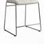 Set Of 2 Leatherette Upholstered Counter Hight Chairs