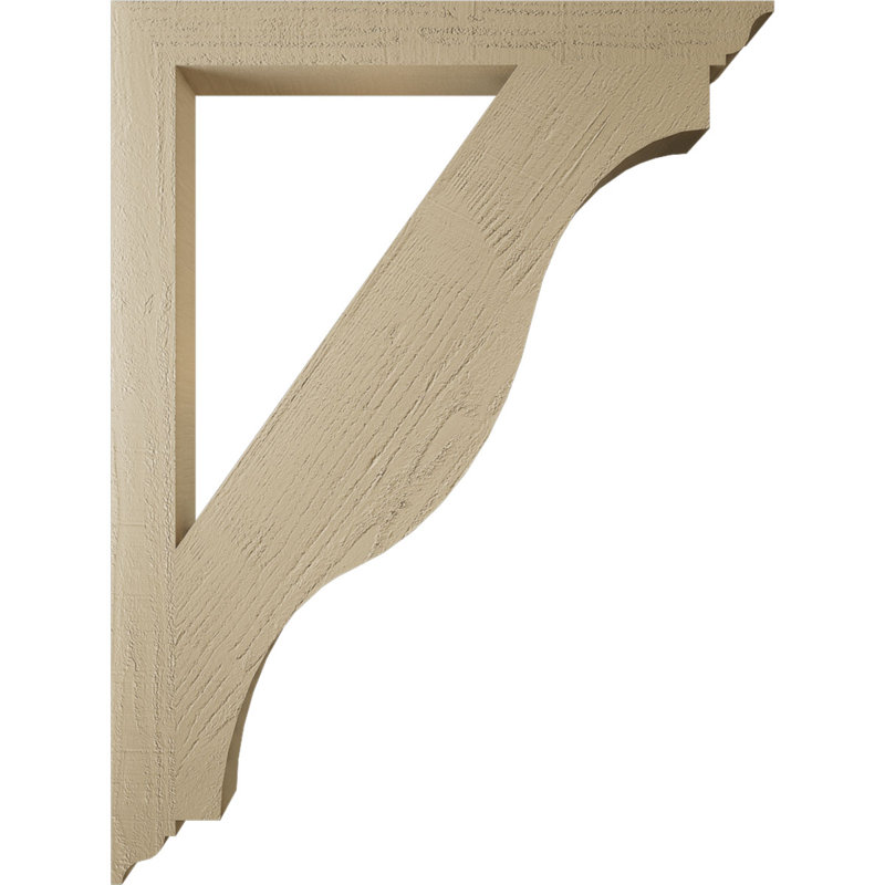 Support en bois de cèdre brut Funston Traditional, H 48 po x l 3,5 po x P 36 po