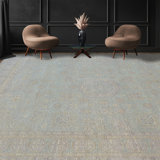 Wool Oriental Area Rug in Gray
