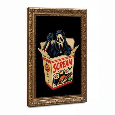 Art mural sur toile Ghostface Scream Killer