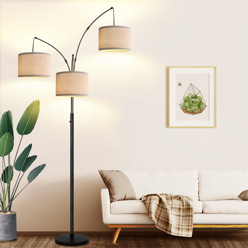 Ammara 79.88'' Tree Floor Lamp, Beige