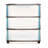 Homz Tall Solid Plastic 3 Drawer Storage Cart with Wheels