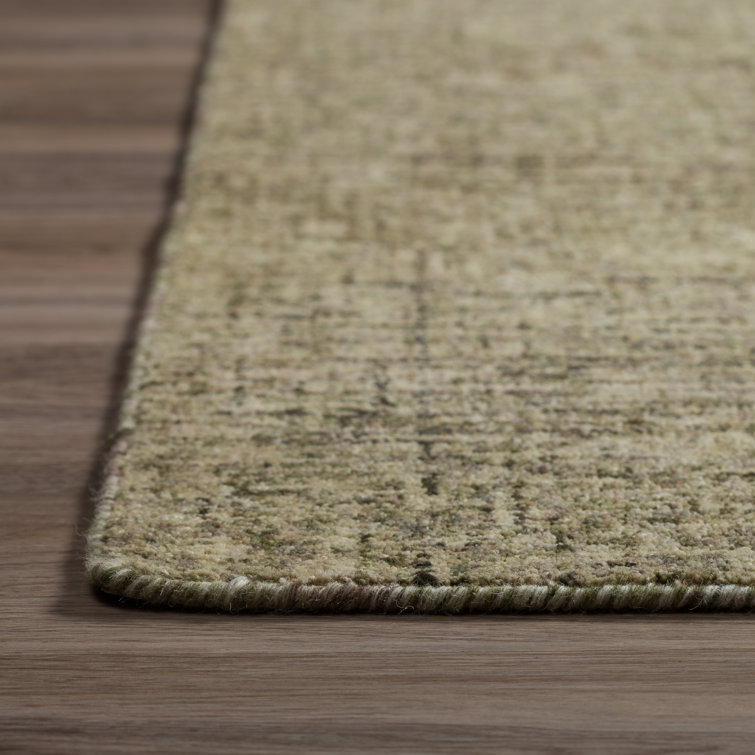 Tapis de basil en laine touffeté fait main Gilboa