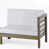 White Cushion/Gray Frame