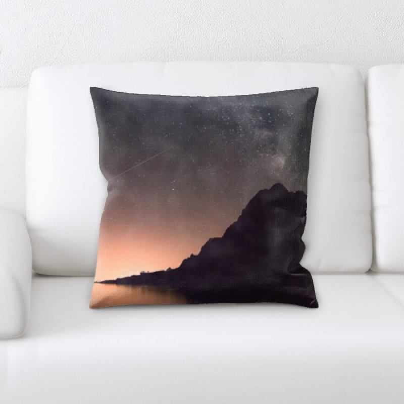 Microsuede Throw Pillow