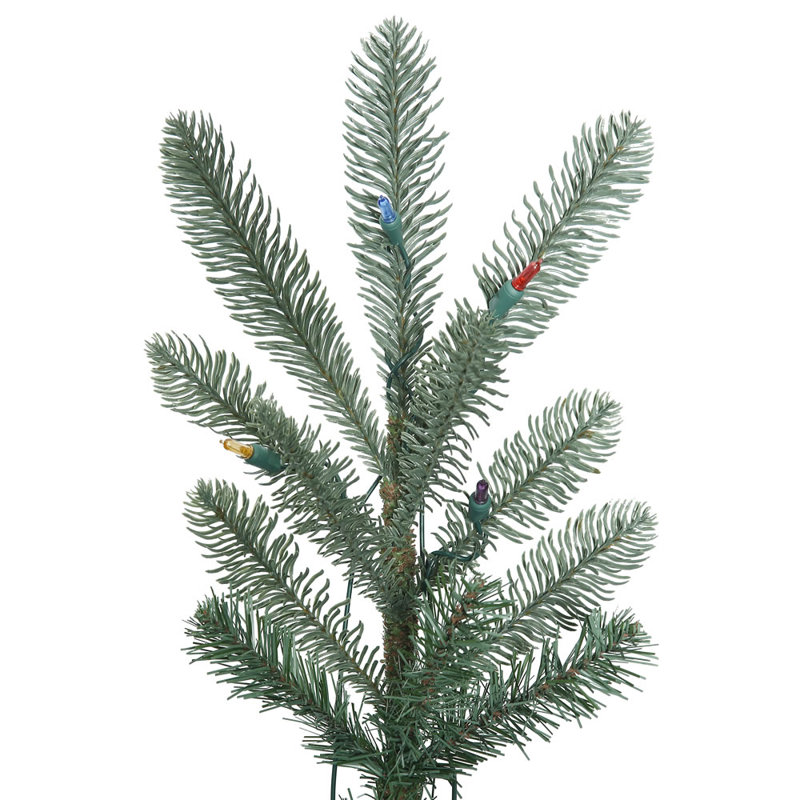 Arbre de Noël artificiel épinette bleue de l'Alberta, H 7,5 pi