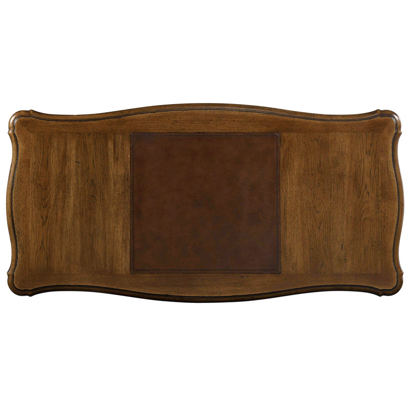 Archivist Solid Wood Writing Desk, Soft Casual Pecan