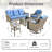 Daliya Wicker 5 - Person Patio Conversation Set with Cushions-779434239