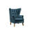 Calcott Velvet Wingback Chair-692444352
