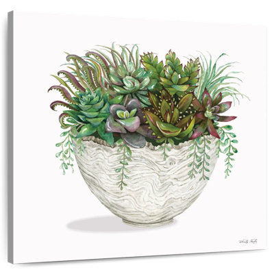 Harnek White Wood Succulent II