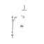 Apothecary Thermostatic Shower Faucet with Rough-in Valve-87466903