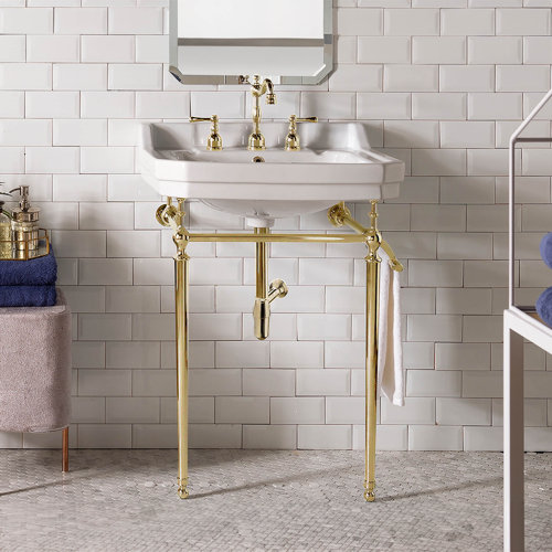 Canora Grey Ownby 23.8'' Single Bathroom Vanity with Ceramic Top ...