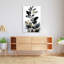 «Elegant Leaves», art moderne abstrait, plante naturelle-129005005