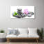 Art Flower Stones - No Frame Print on Glass