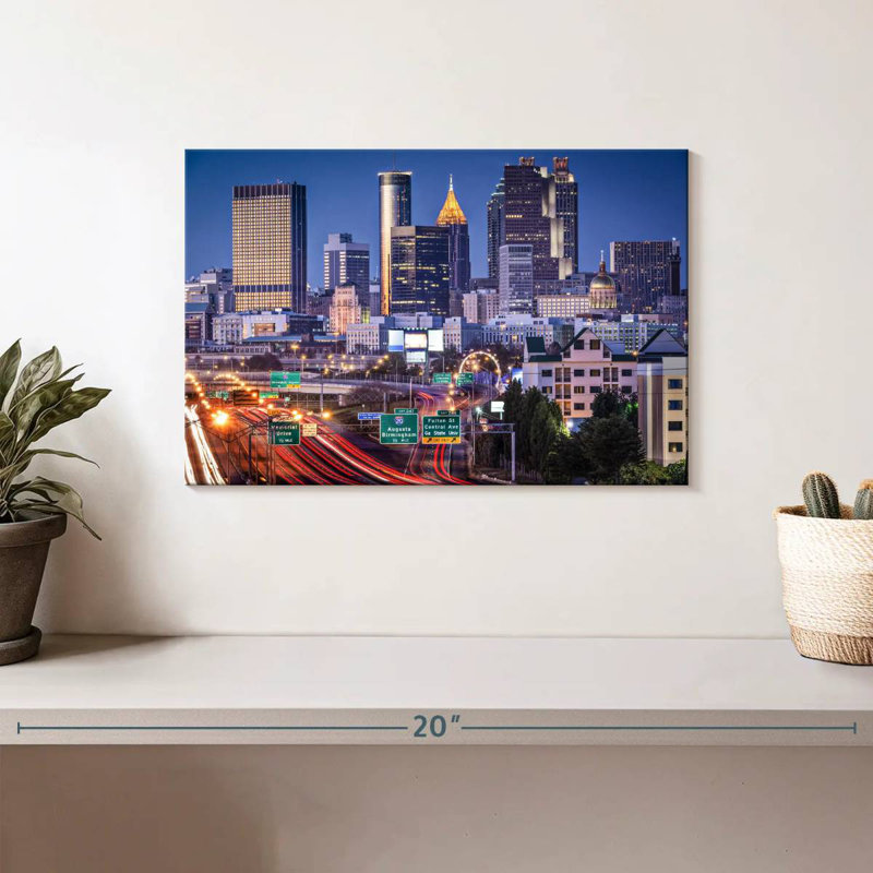Ravi Atlanta Evening Rush, 8" H x 12" W