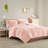 Shaggy Long Fur Comforter - King/ King, Soft Blush King , Warm