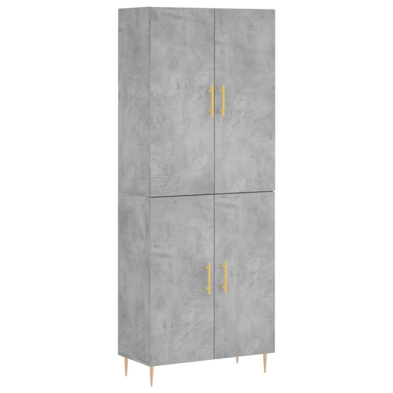 Bogia 69.5cm Sideboard, Concrete Grey