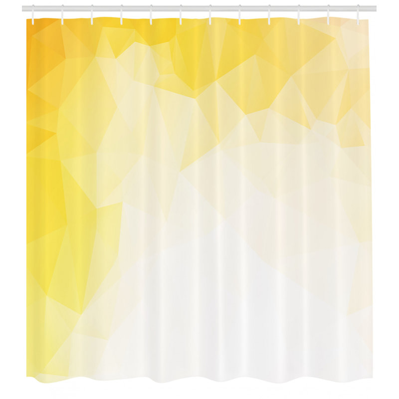 Shower Curtain with Hooks Included, 70" H x 69" W