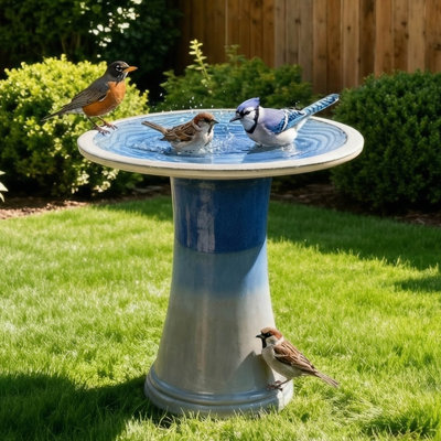 Baignoire d'oiseau en céramique 17 pi