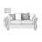 Retro Fabric Sofa
