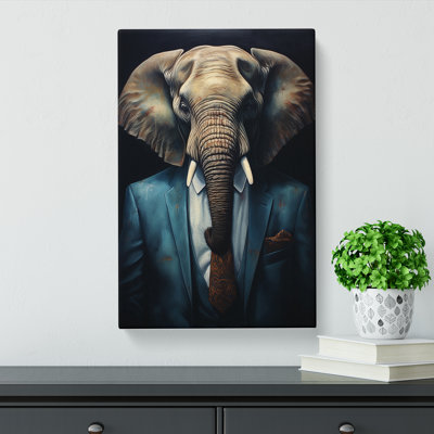 Elephant In A Suit - Print