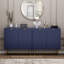 Laurens Manufactured Wood and Metal Accent Cabinet with Adjustable Shelves-655132645