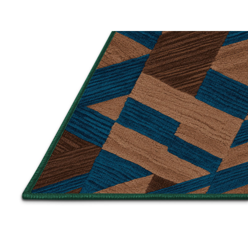 Tapis lavable à la machine Botanica, Rond 7 pi