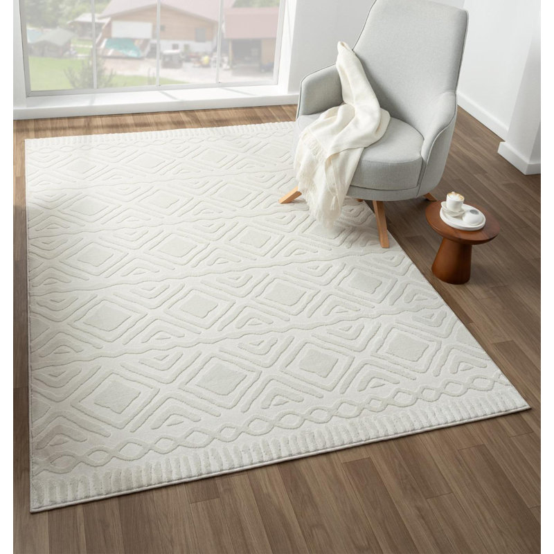 Tapis en polypropylène tissé à la machine Goldina, Rectangle 3 pi 11 po x 5 pi 4 po
