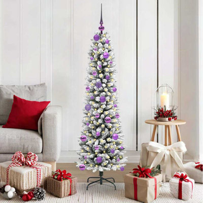 4.92' H Lighted Artificial Christmas Tree