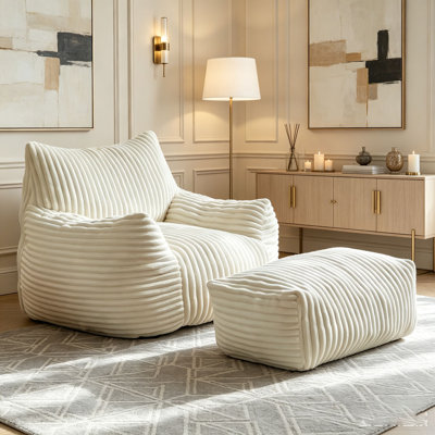 Sofa Chair with Ottoman