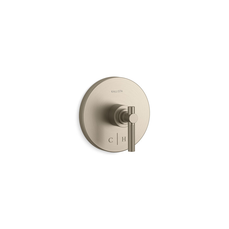 Central Park West™ Thermostatic Trim, Lever Handle, Brushed Bronze